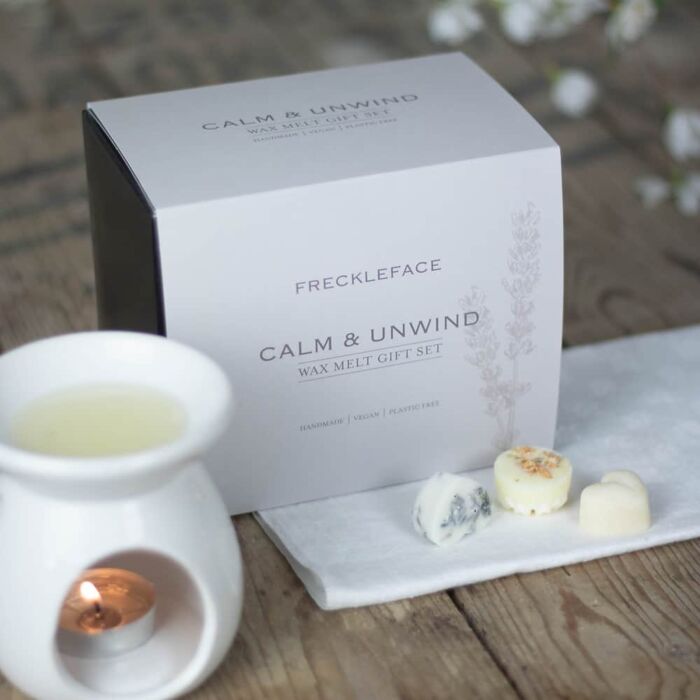 Freckleface Calm + Unwind Wax Melter Gift Set